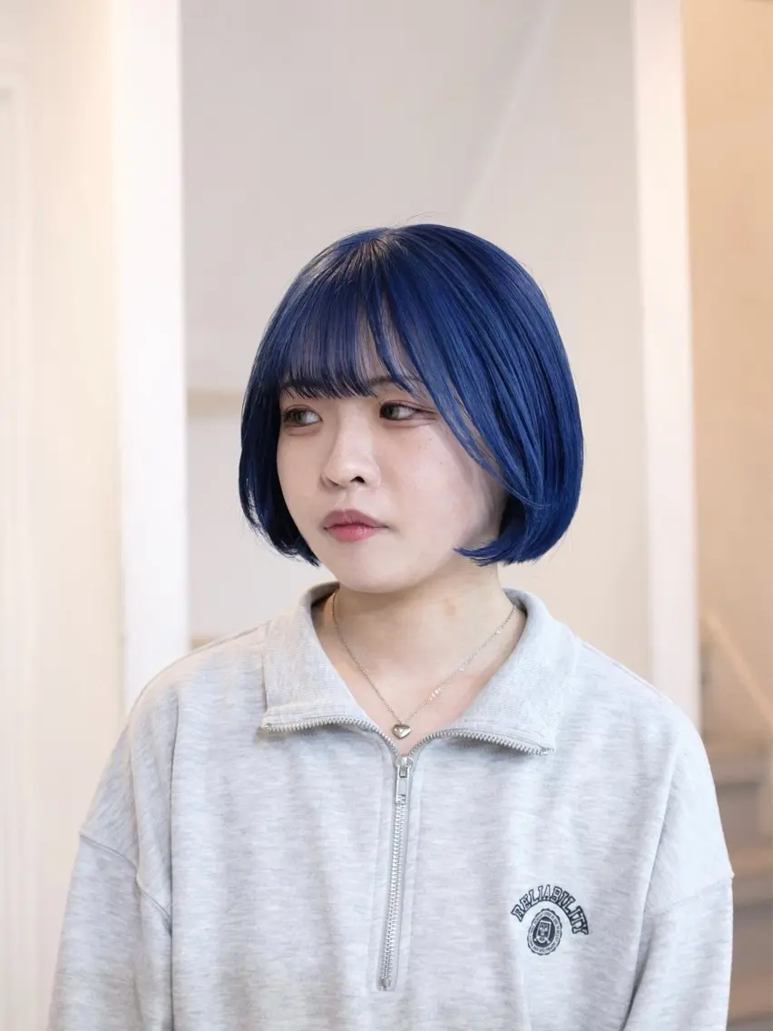 ショート カラー ヘアアレンジ 🦠デザインカラー/ 魚瀬あおい🦠のヘアスタイル