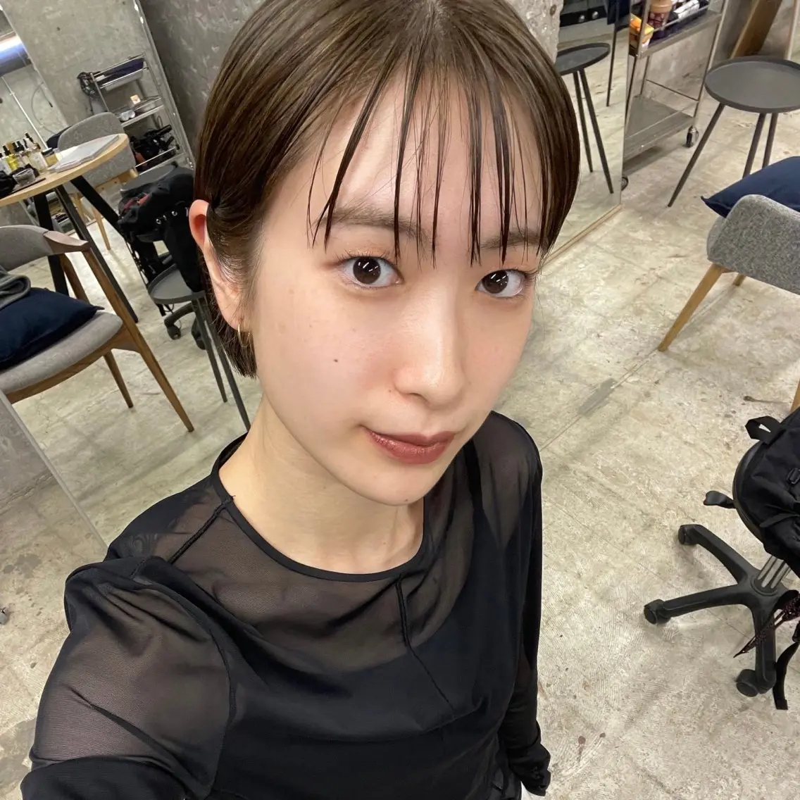 ショート カラー ヘアアレンジ 新高円寺 Miranoのヘアスタイル
