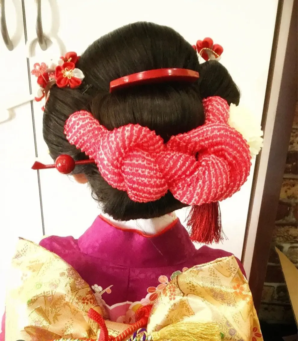🩷日本髪ヘアセット🩷の写真
