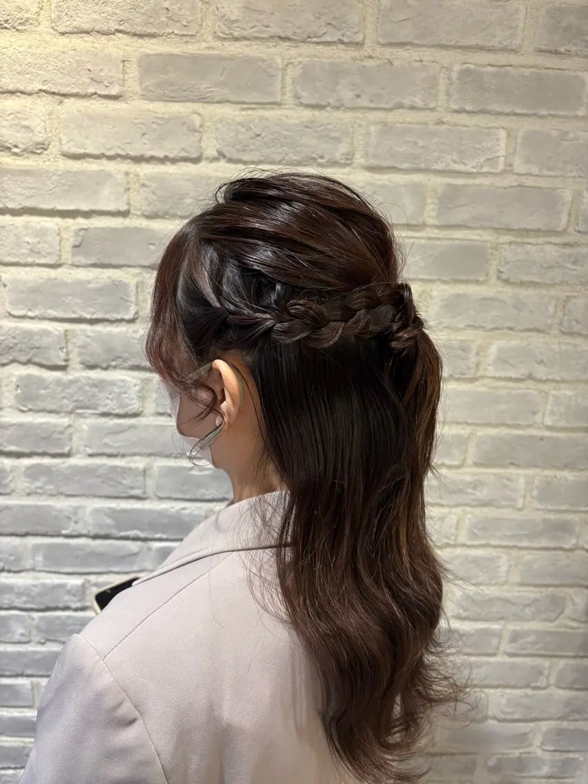 【お出かけ前に！】ロング・ミディアムカット&ヘアセット✂💕の写真