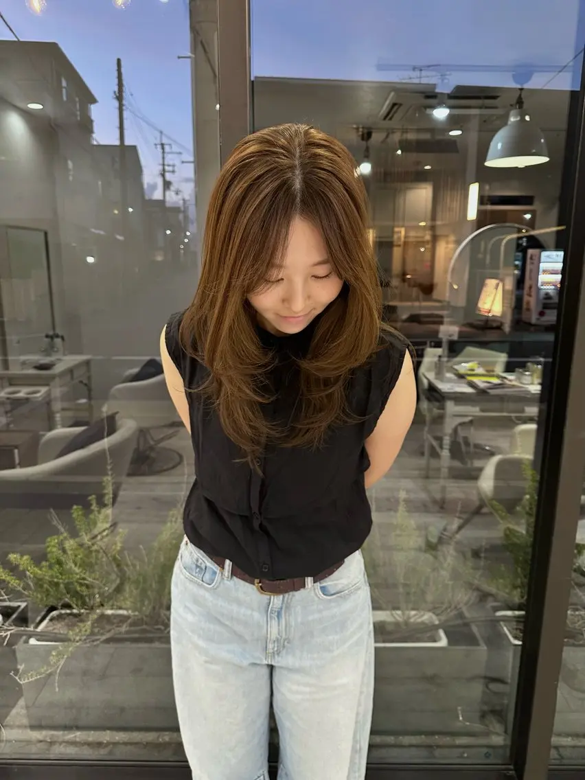 ロング カラー 橋本叶夢/ お洒落hairのヘアスタイル