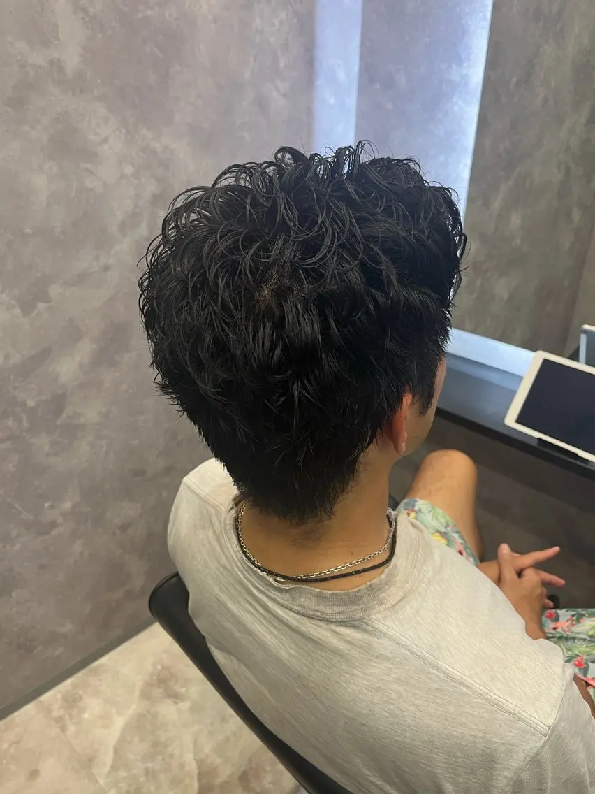 【✨️初回トリートメント無料✨️】カット＋パーマ＋コアミートリートメントの写真