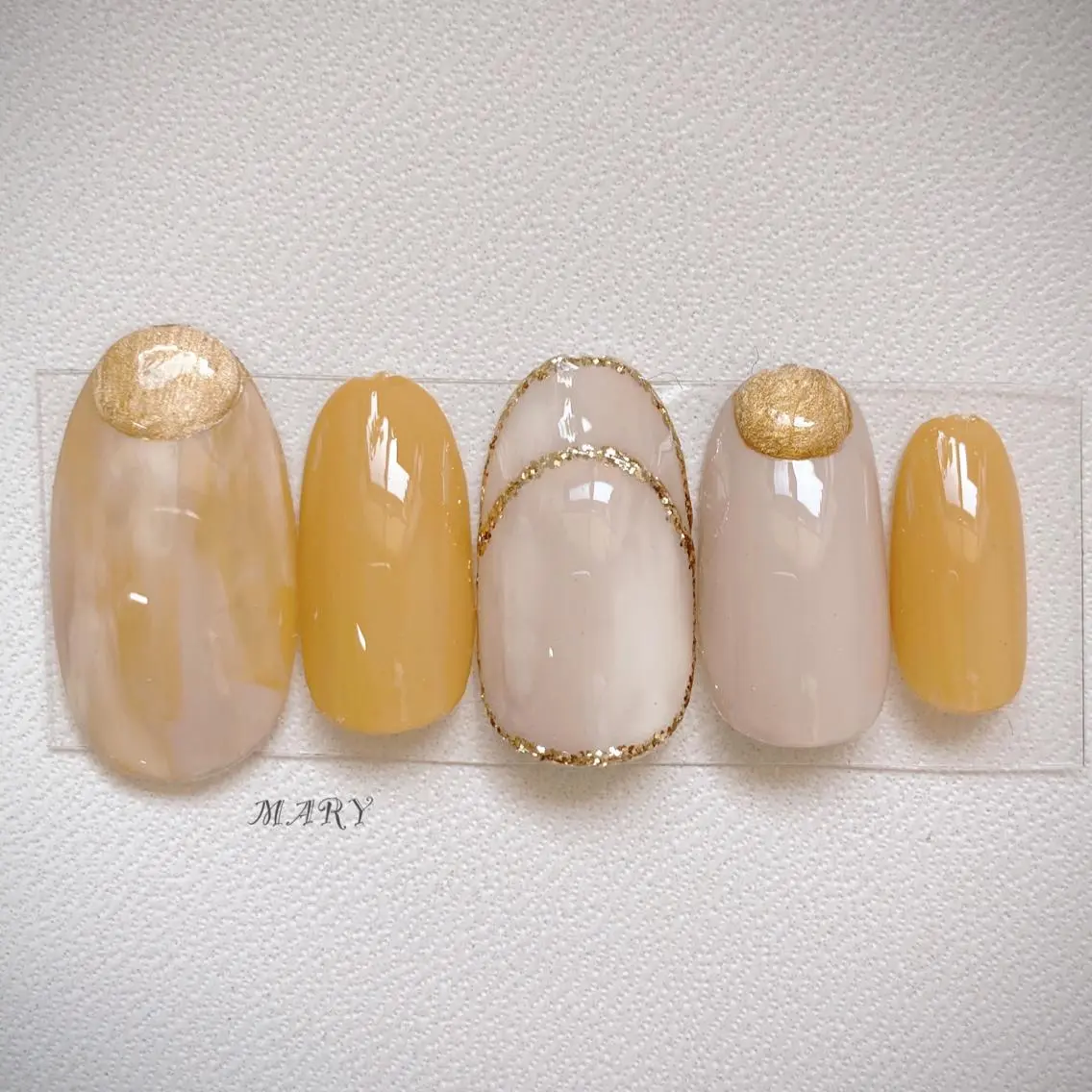 ネイル フレンチネイル ニュアンスネイル ワンカラーネイル ハンドネイル Mary nail .narumiのネイルデザイン