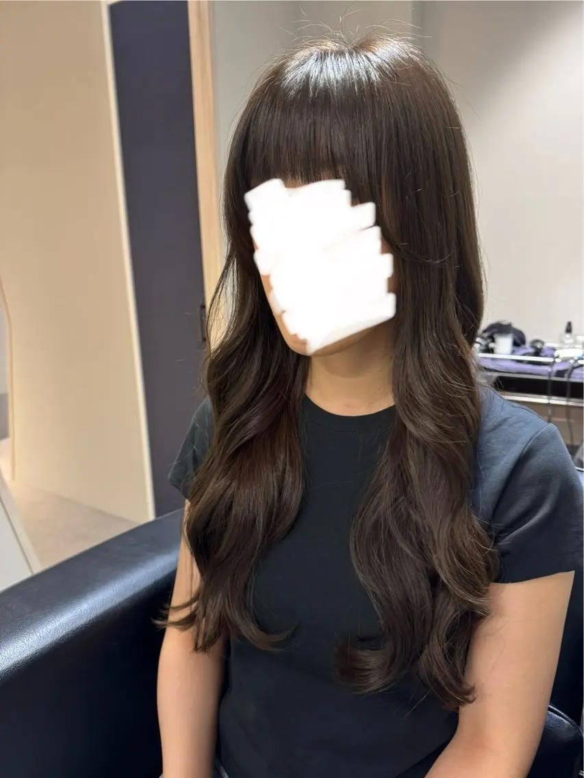 ロング カット ヘアカラー トリートメント CLUTCHmuk. AIRI/完全個室のヘアスタイル