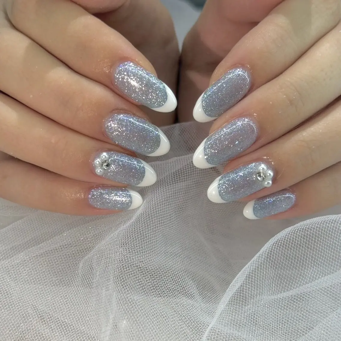 ネイル フラッシュネイル フレンチネイル ジェルネイル 持ち込み ハンドネイル ちゃ～み～nail ひよりのネイルデザイン