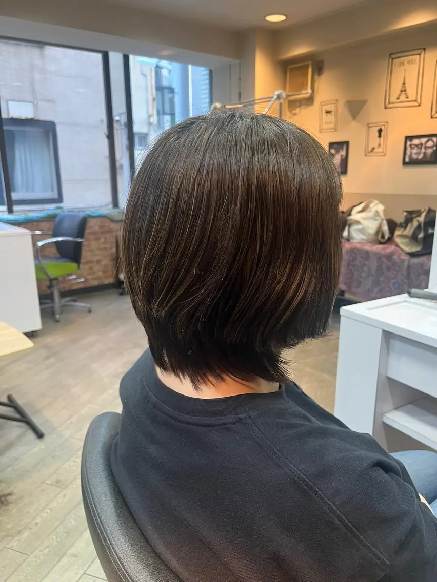 ミディアム も えのヘアスタイル