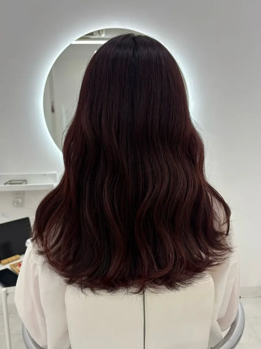 セミロング カラー カット ヘアカラー トリートメント 【aini天王寺】 𝐚𝐢𝐫𝐢✂︎のヘアスタイル