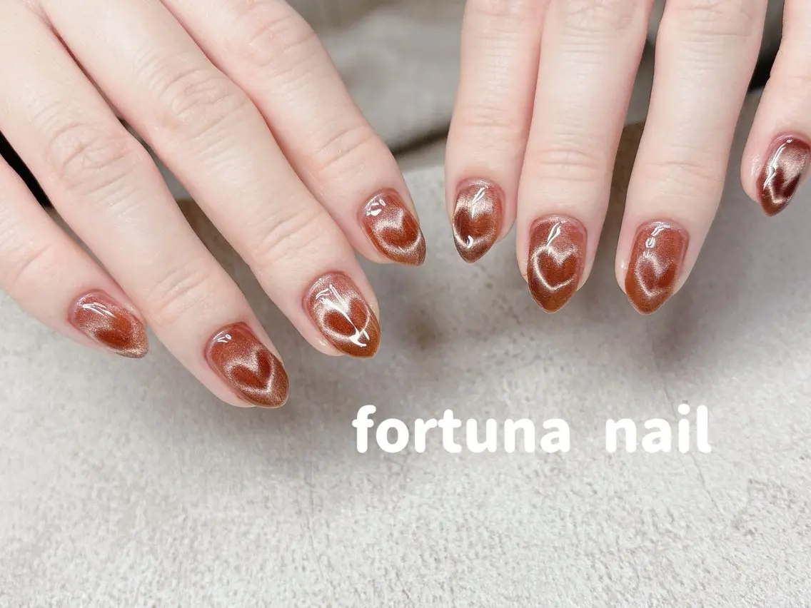ネイル ハート Nail •Head スパFortunaのネイルデザイン
