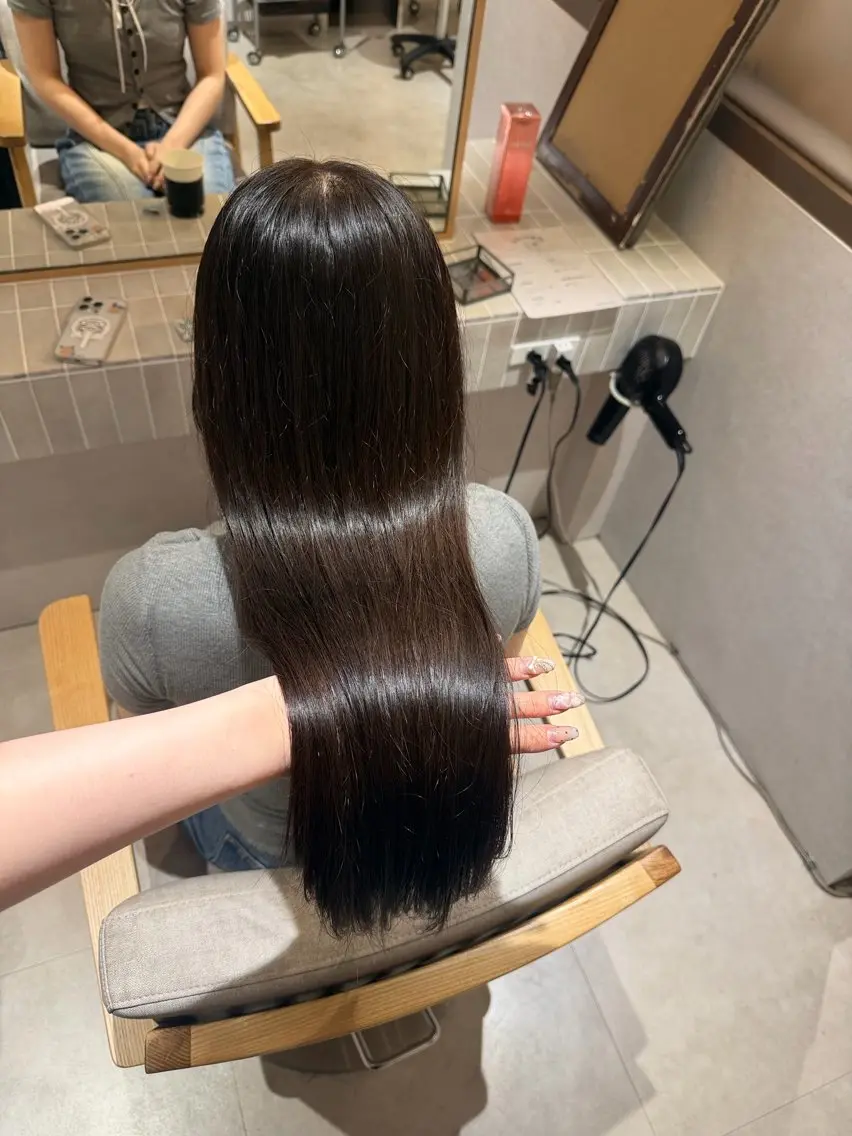 ロング ロング カット ヘアカラー Saya/ショート/ ボブ /大阪/梅田のヘアスタイル