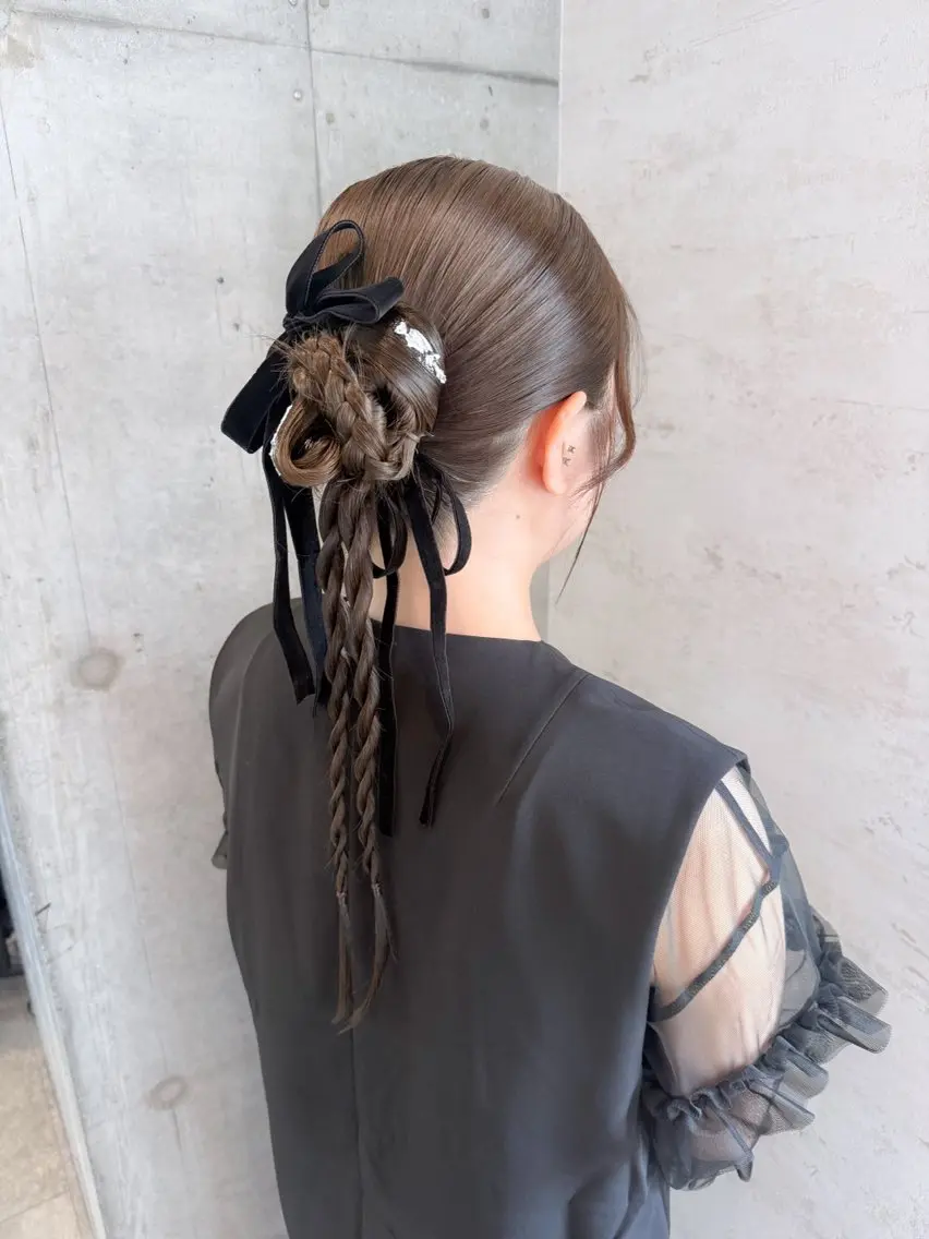 ヘアアレンジ ヘアセット はやしほのか| マンツーマン美容師のヘアスタイル