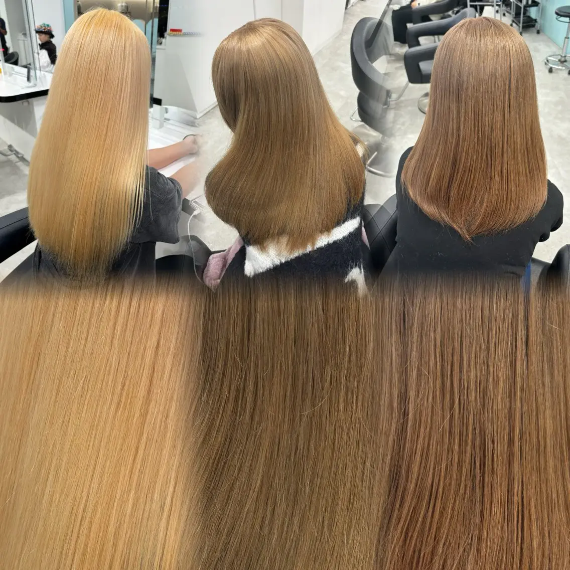 ロング ヘアカラー トリートメント 艶髪ハイトーンカラー 渋谷🎀ririkaのヘアスタイル