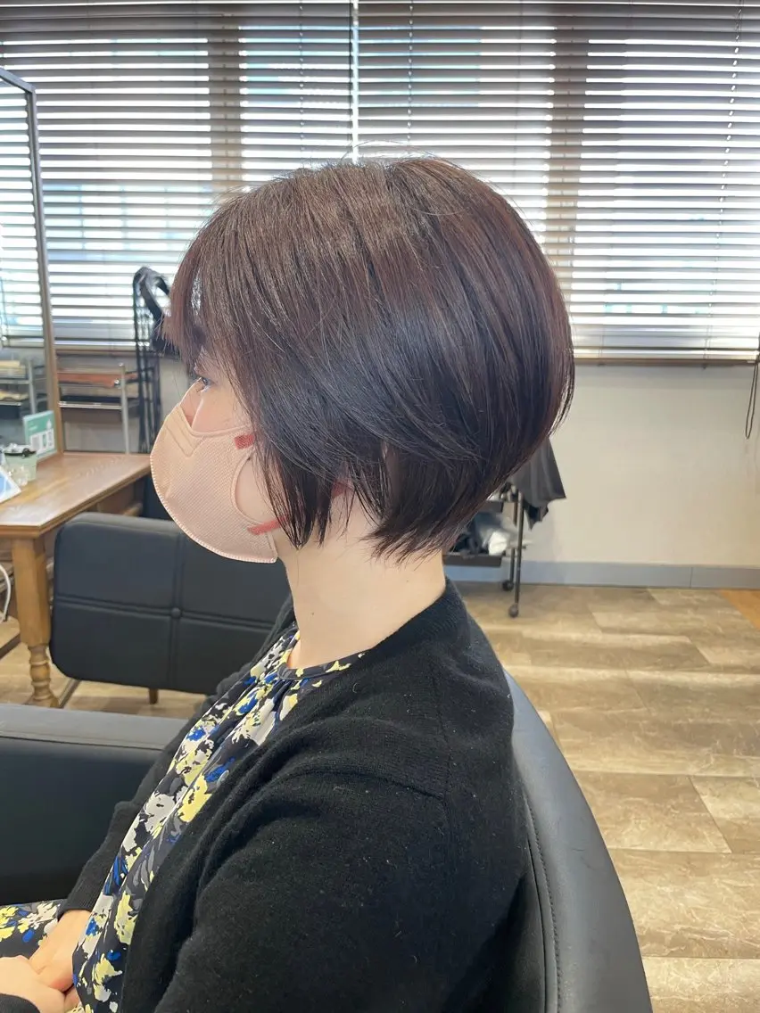 ショート カラー カット ヘアカラー トリートメント 髪質改善✨透明感 カラー🫧KAORIのヘアスタイル