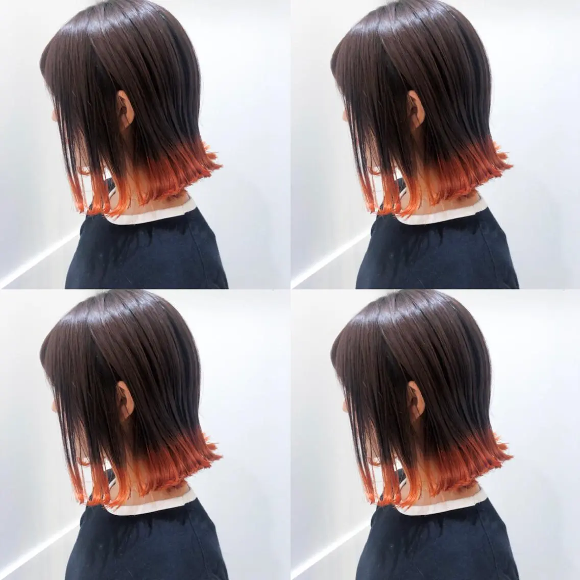 ミディアム ウルフカット ハッシュカット/七海のヘアスタイル