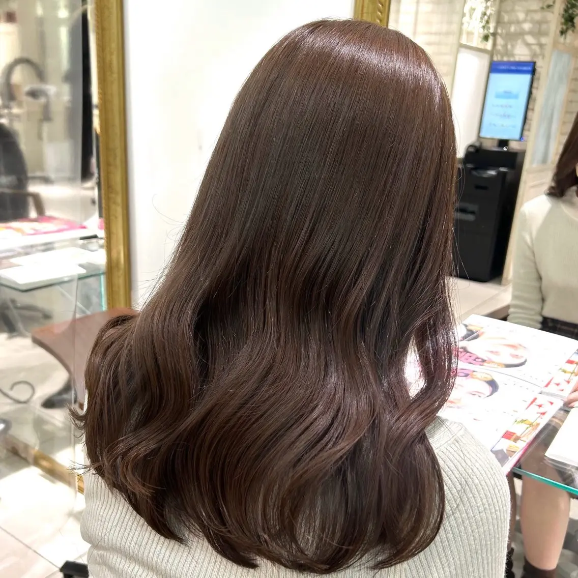 ロング カラー カット ヘアカラー トリートメント 透明感カラー 古山 結季🌙🖤のヘアスタイル