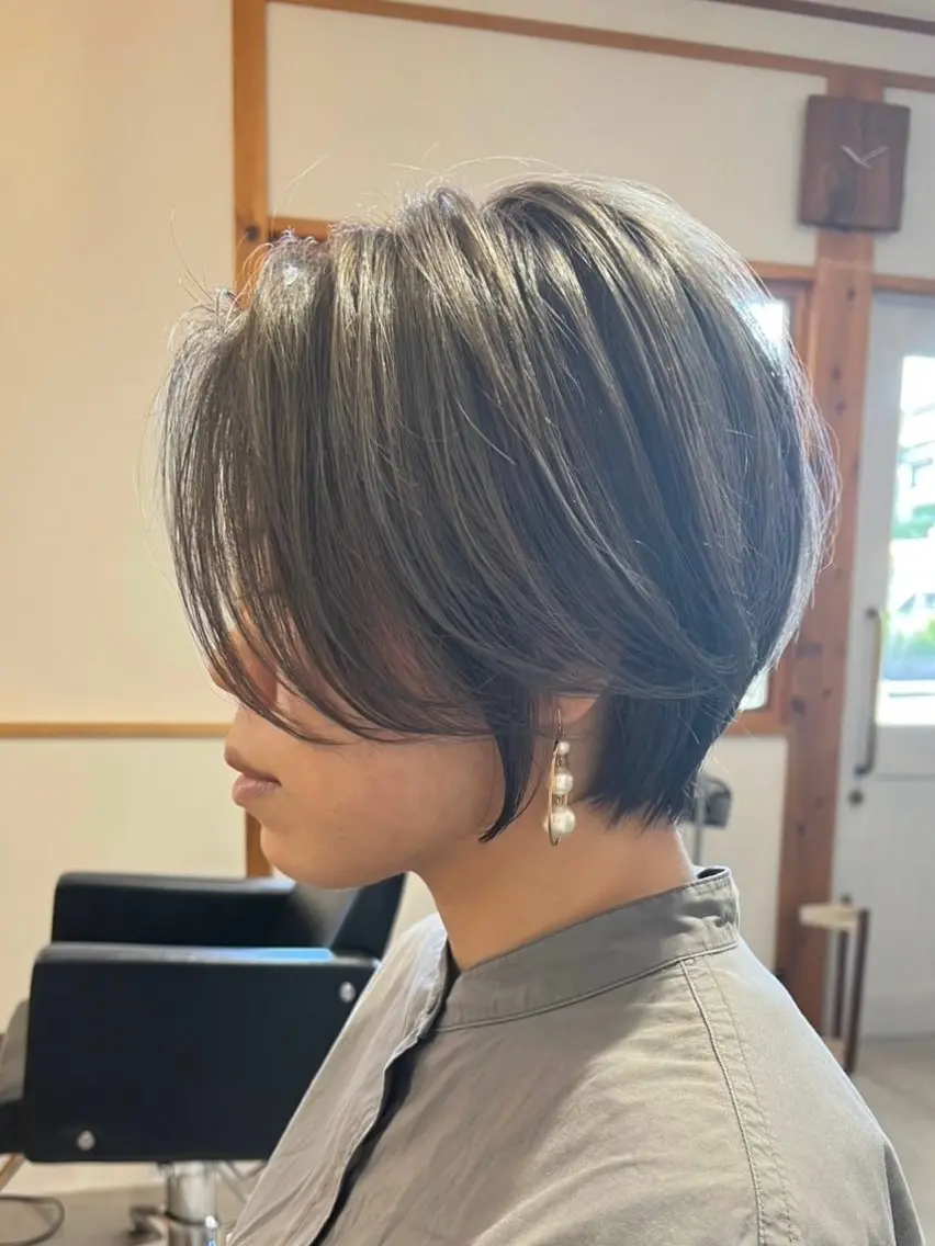 ショート カット ✂︎cadre✂︎ 🪶かまだれいし🪶のヘアスタイル