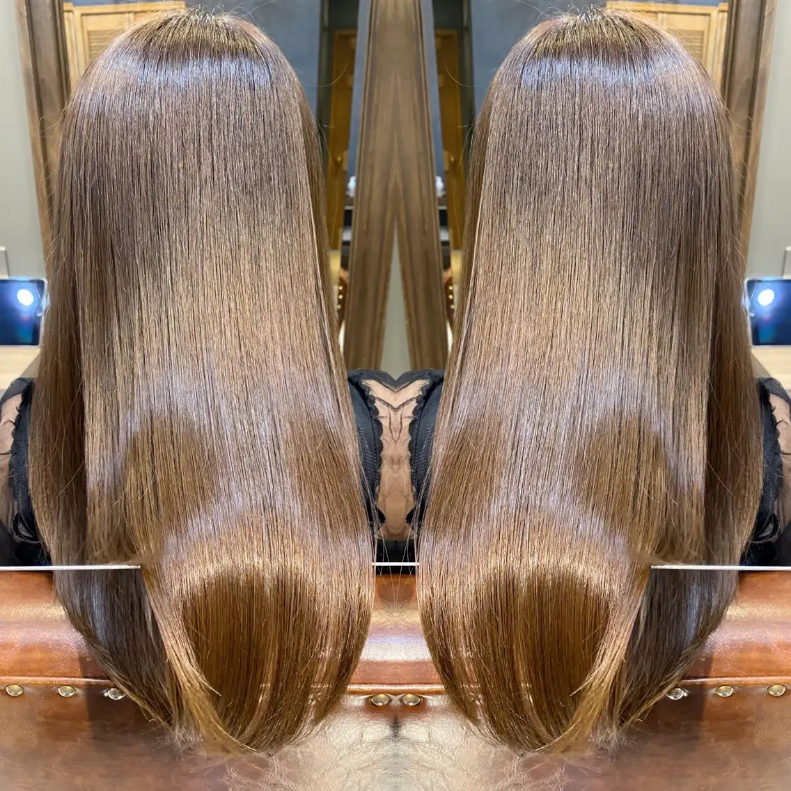 ロング カラー 比嘉 翼のヘアスタイル