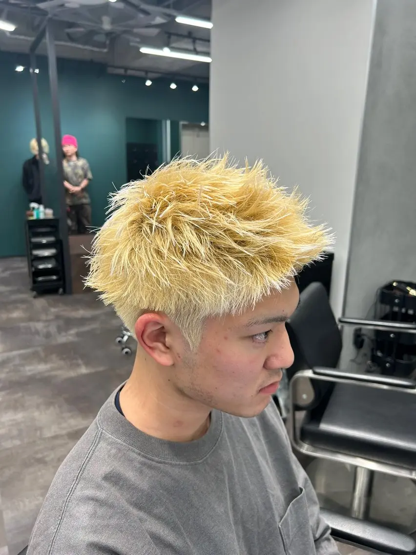 ショート カラー メンズ 🐠メンズ特化🐠 井上風冴のヘアスタイル