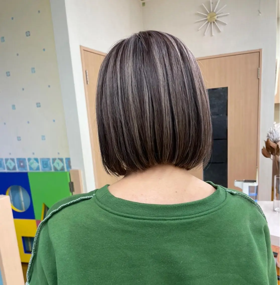 ショート カラー ハイライトカラー ハイライト yui .のヘアスタイル