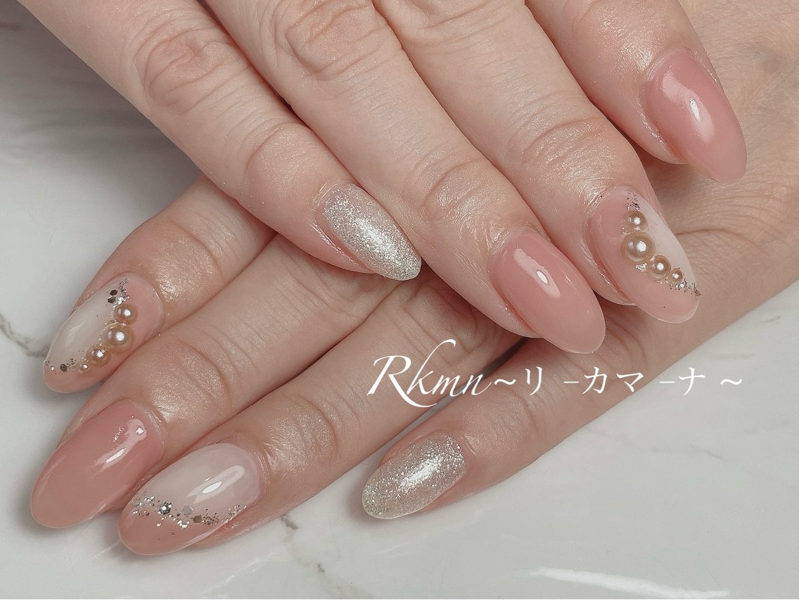 ネイル シンプルネイル ハンドネイル フットネイル ハンドケア Rkmn ~リ-カマ-ナ~のネイルデザイン