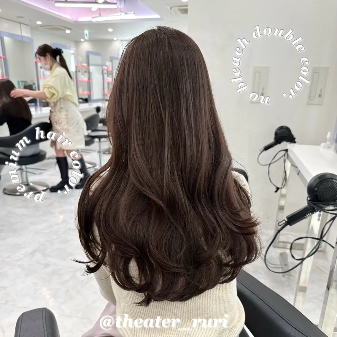 ロング カラー ふわっと抜け感🫧 ブラウンベージュ🤎のヘアスタイル