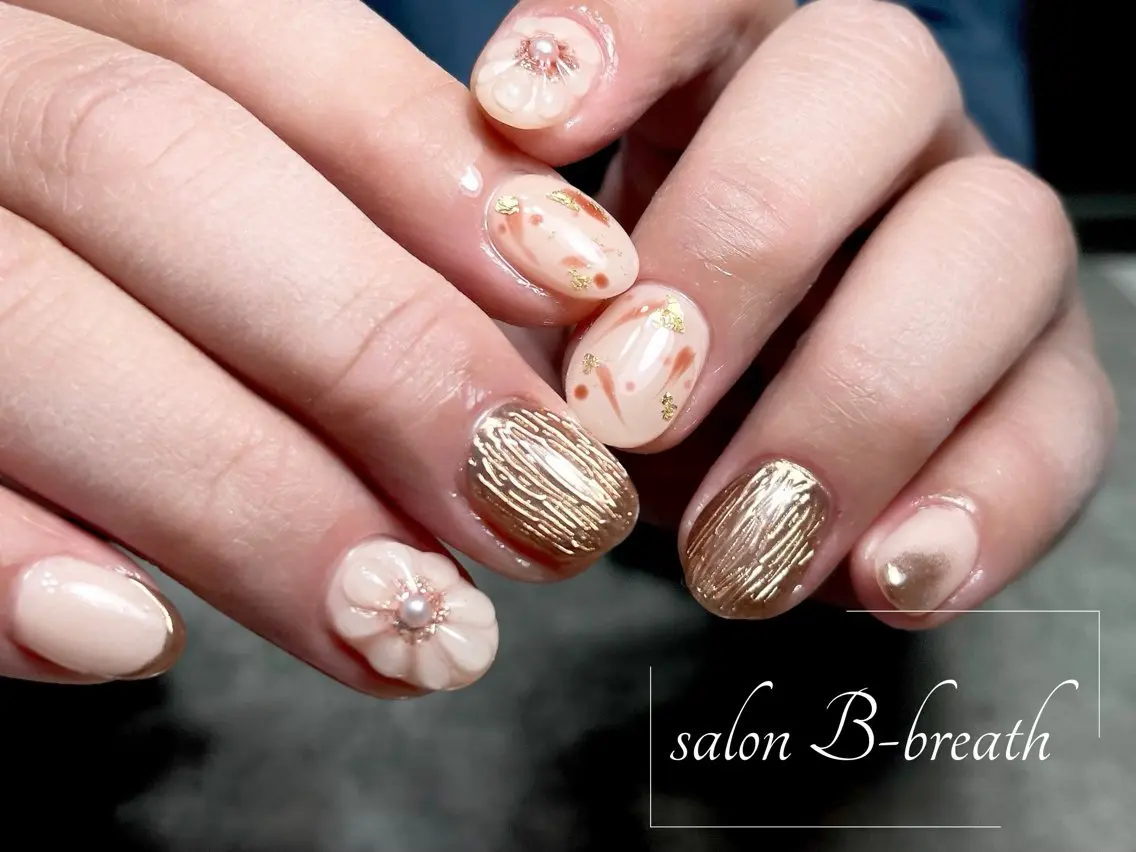 ネイル 持ち込み ハンドネイル salon B-breathのネイルデザイン