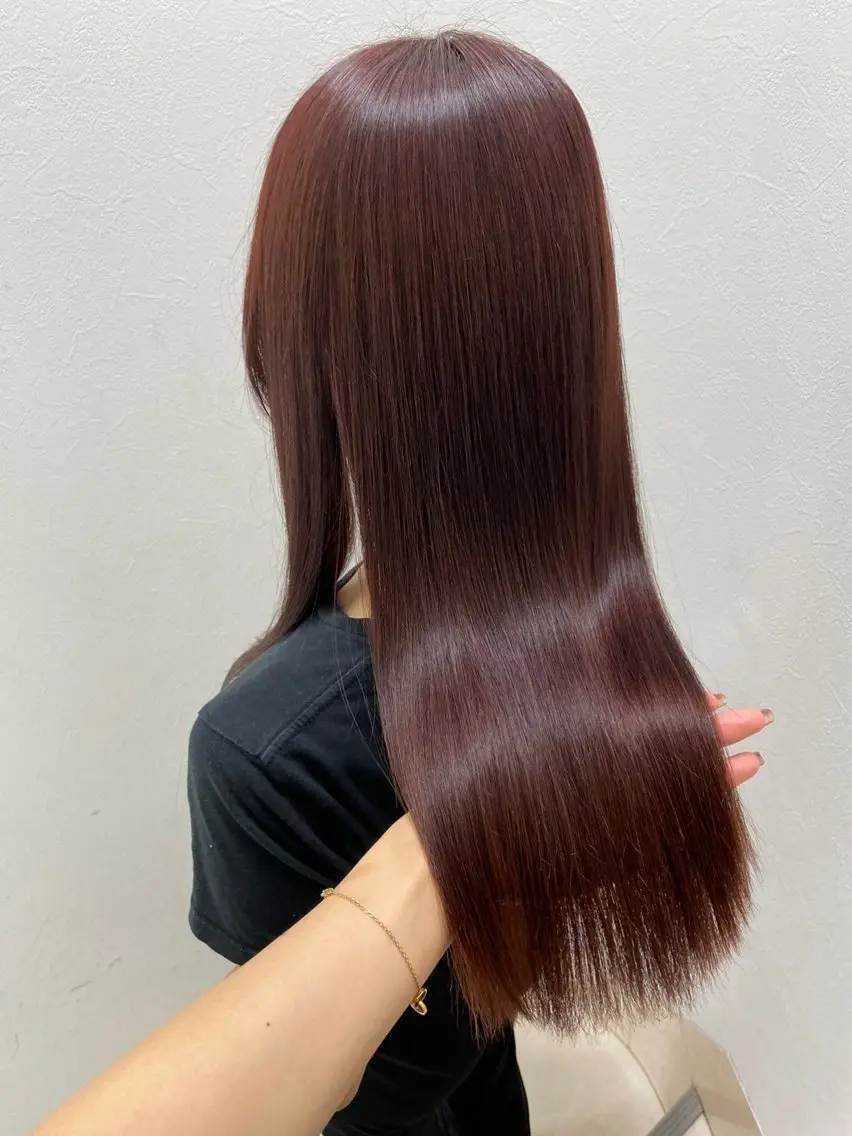 セミロング カラー カット ヘアカラー トリートメント 🤎韓国ヘア ベージュ まゆか🤎のヘアスタイル
