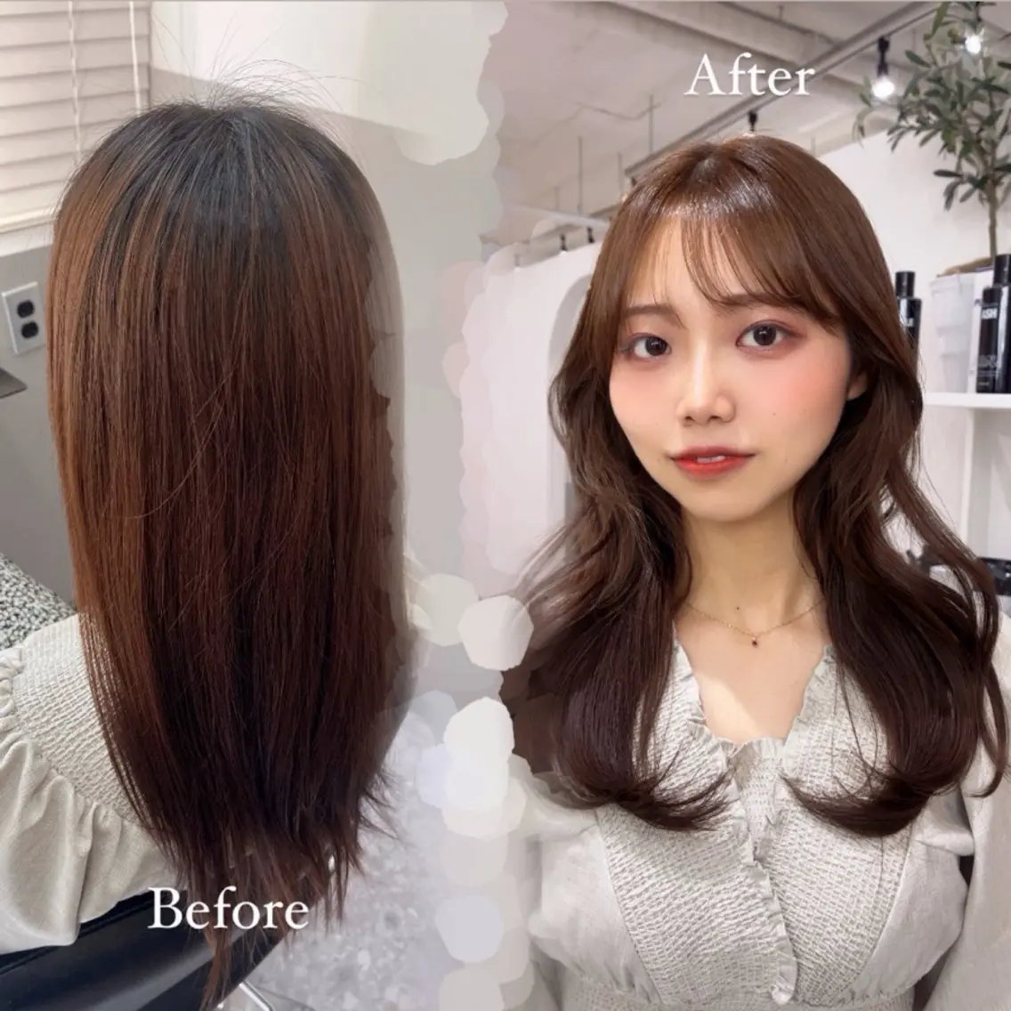 カット ヘアカラー トリートメント 🤍AINA🤍 Zina高田馬場のヘアスタイル