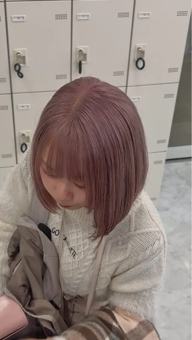 ミディアム カラー ヘアカラー トリートメント ヘッドスパ ヘアセット 似合わせstyle ❤︎misaki❤︎のヘアスタイル
