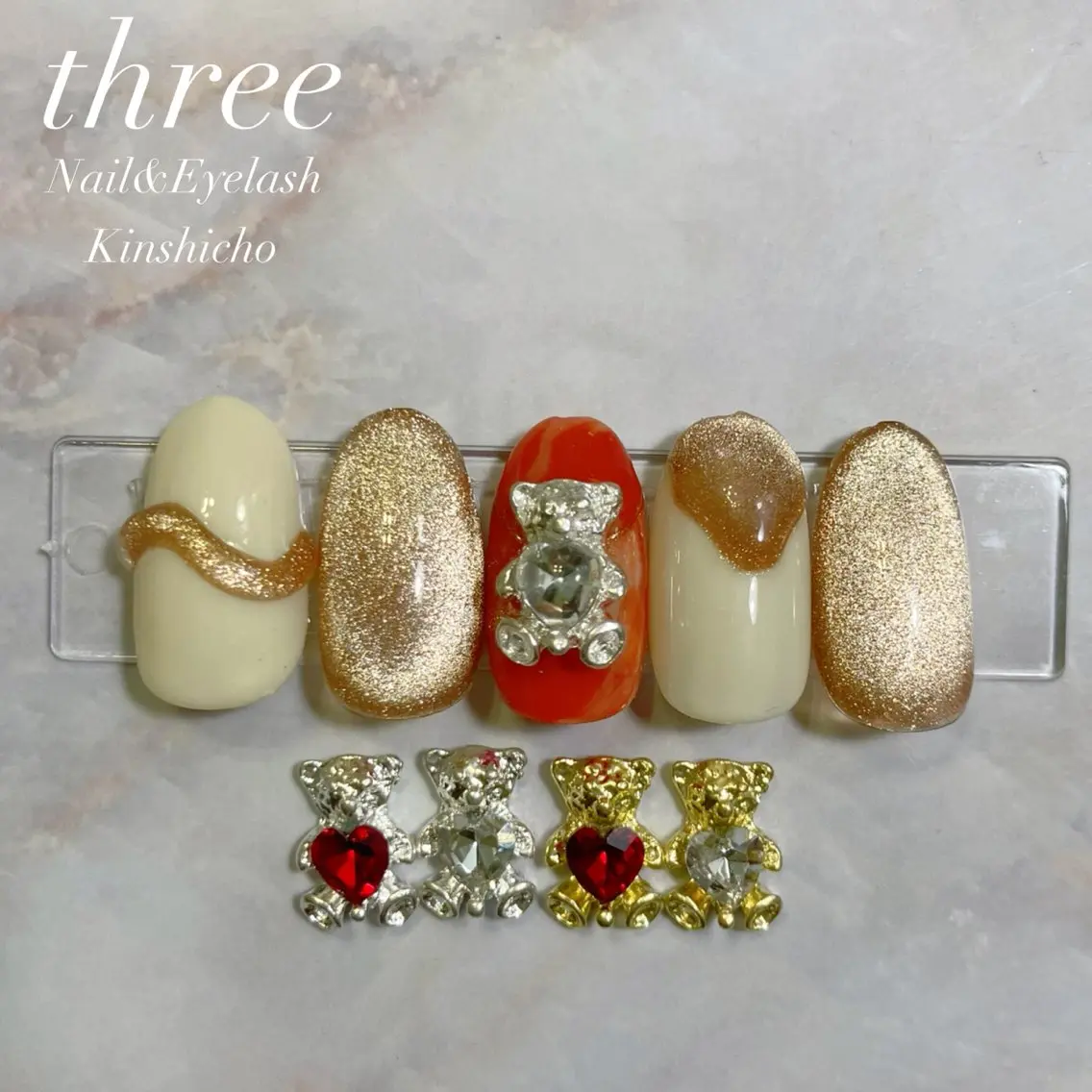 ネイル 韓国ネイル ハンドネイル three Nail&Eyeのネイルデザイン