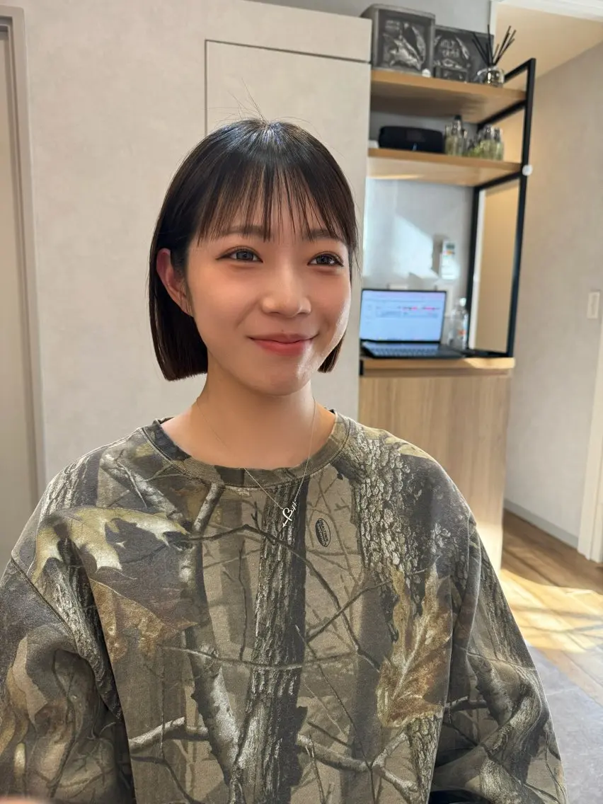 セミロング 髪質改善 縮毛矯正 吉祥寺プルエクステ 🌟Hiraiのヘアスタイル