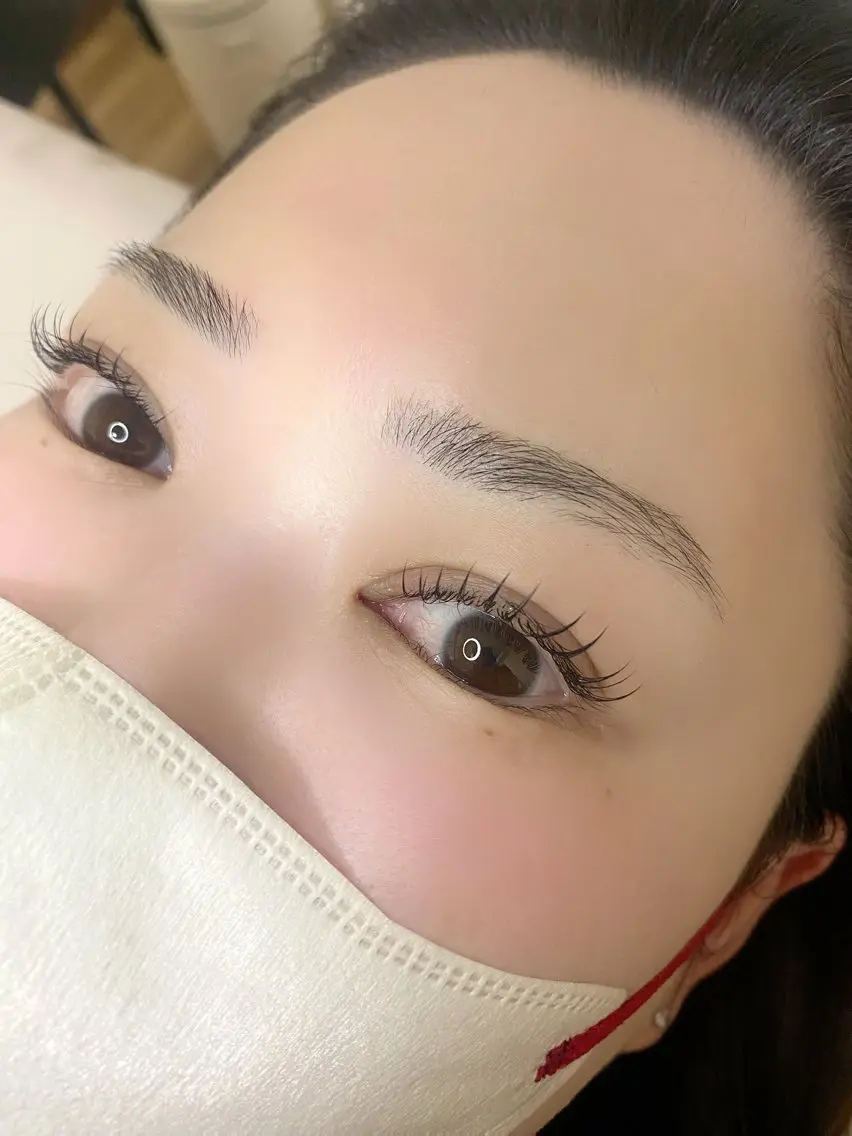 【フラットラッシュ100本＆美眉Wax脱毛】¥9800の写真