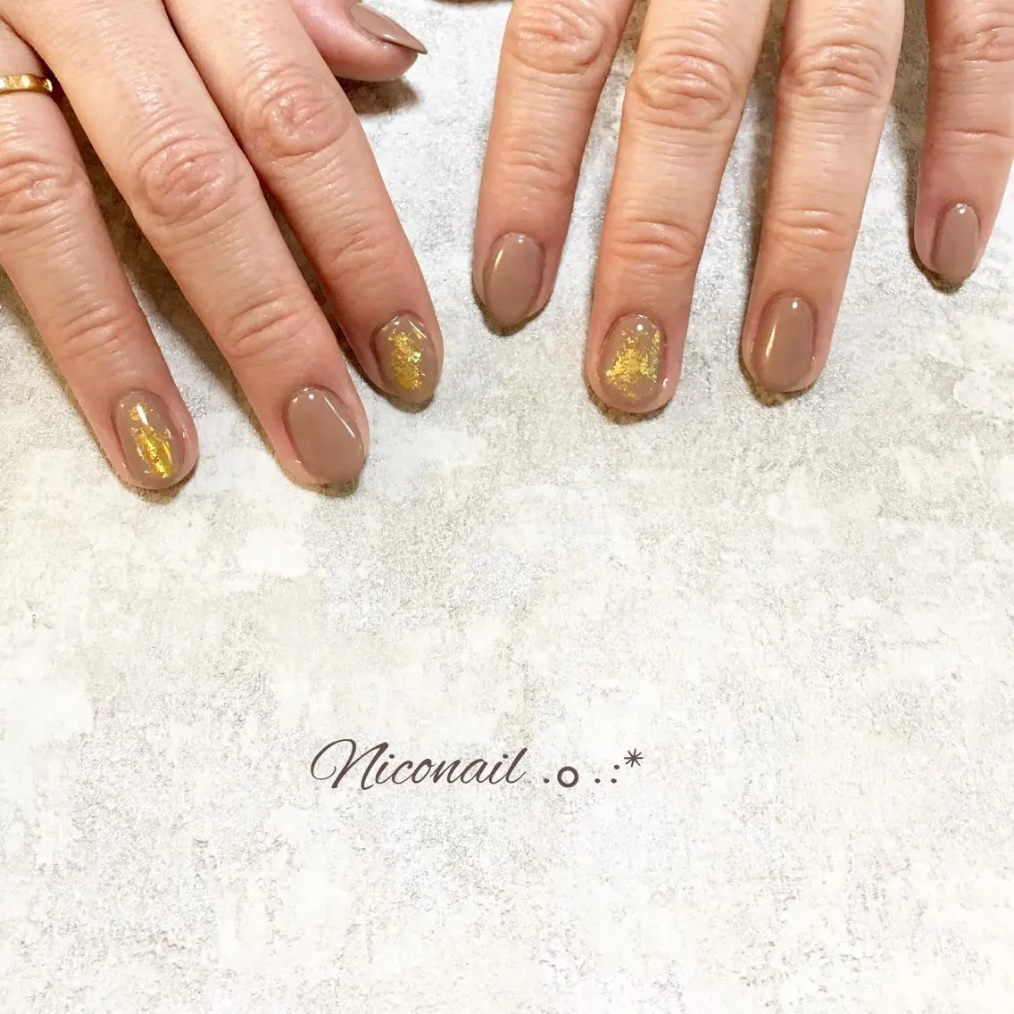ネイル ワンカラーネイル Niconail ☆ 仙川/ Aiのネイルデザイン