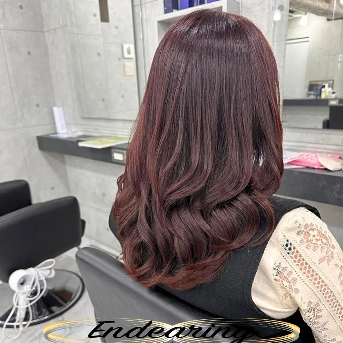 カラー ブラウンカラー 透明感カラー ピンクカラー カット ヘアカラー Endearing 銀座/レイヤーカットのヘアスタイル