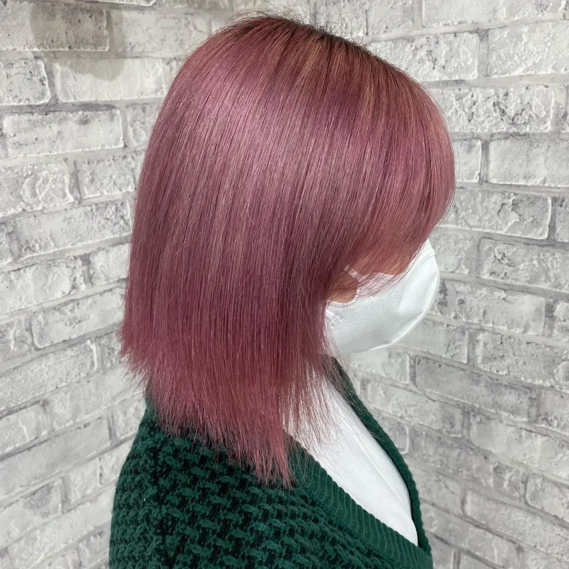 セミロング カラー パーマ ヘアアレンジ メンズ キッズ ネイル マツエク・マツパ アイブロウ 似合わせカラー♡髪質 改善🎀サトカ🍒のヘアスタイル