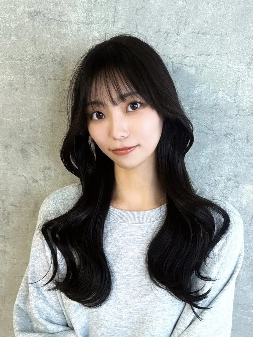 ロング トレンド韓国レイヤー 🇰🇷のんのヘアスタイル
