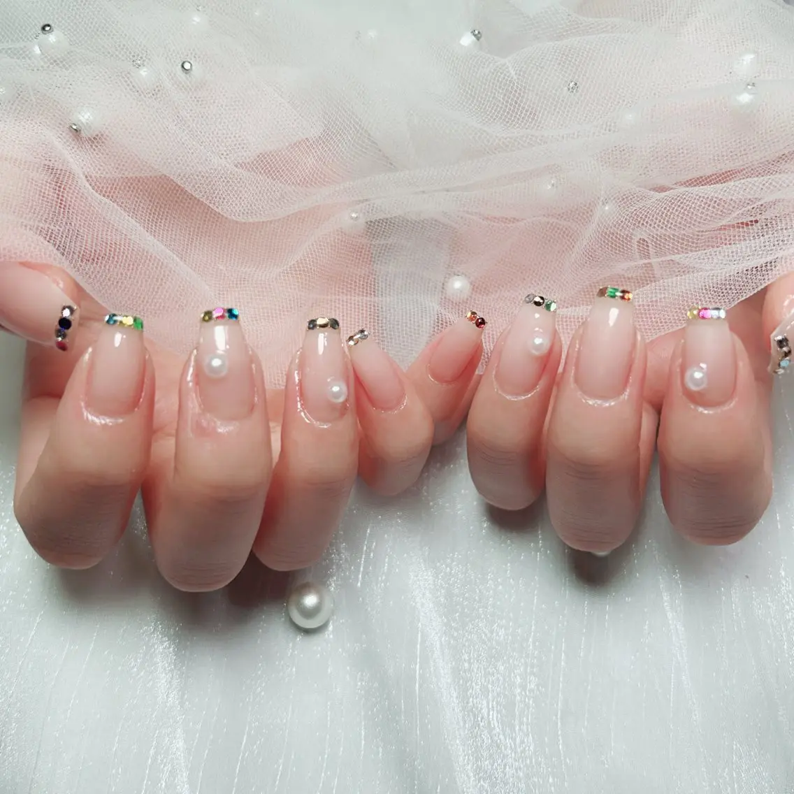 ネイル ジェルネイル グラデーション シンプルネイル ハンドネイル Cute Tips nailのネイルデザイン