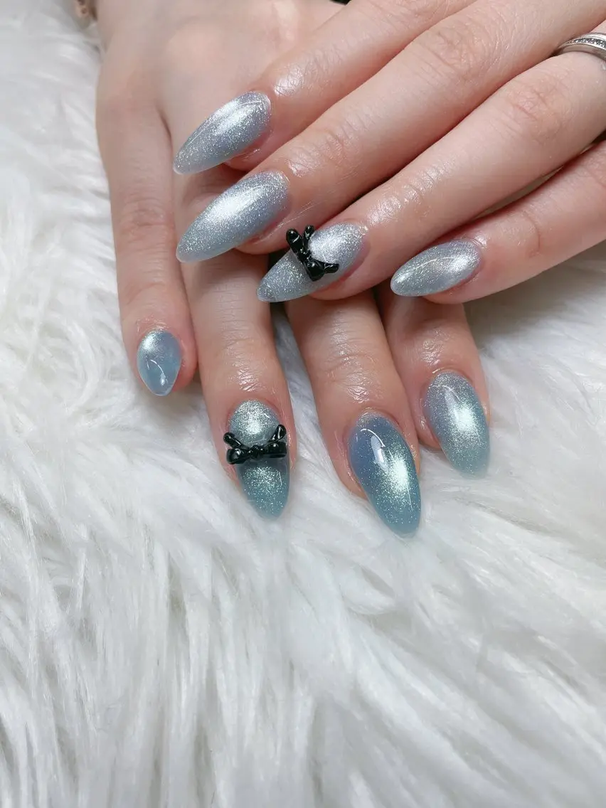 ネイル 長さ出し フレンチネイル グラデーション 韓国ネイル マグネットネイル ハンドネイル VB HEAVEN nailのネイルデザイン