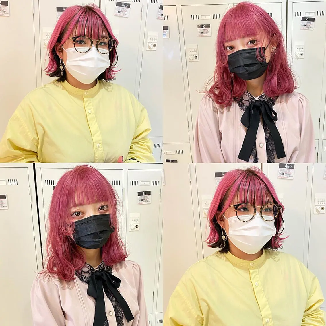 カラー ハイトーンカラー ラベンダーカラー ピンクカラー ピンクラベンダー レッドカラー Erina レイヤー/似合わせ♡のヘアスタイル