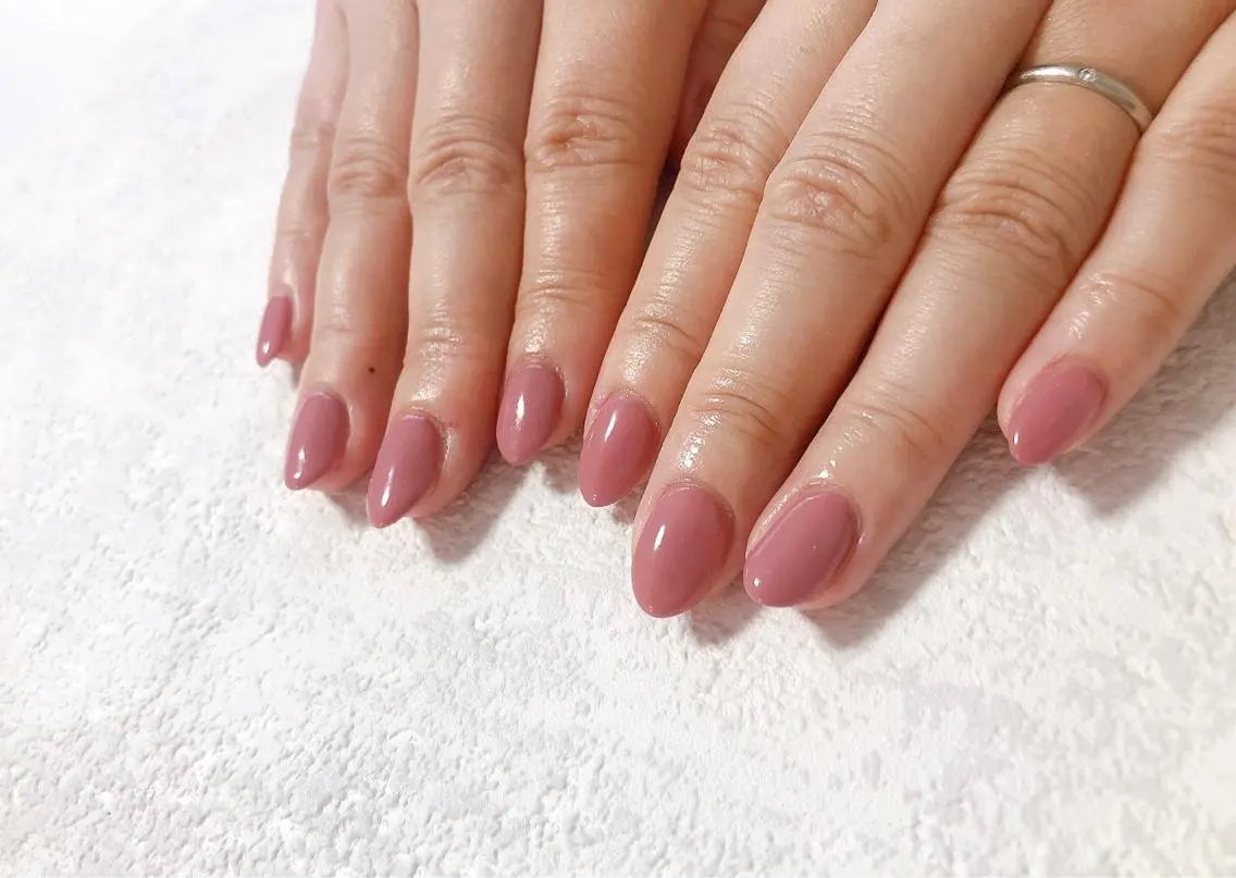 ネイル フレンチネイル ジェルネイル ガラスフレンチ 韓国ネイル ワンカラーネイル kiki nail たまプラーザのネイルデザイン