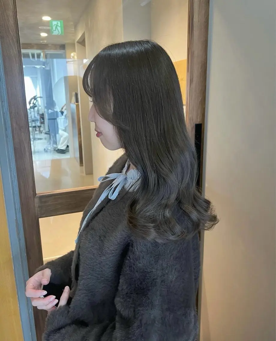 ロング カラー ヘアカラー トリートメント akane/オリーブ /ボブパーマのヘアスタイル