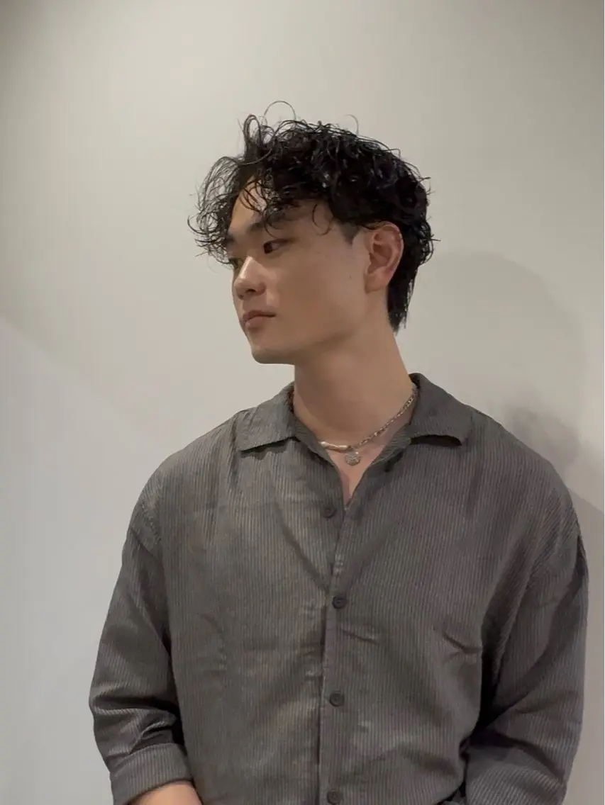 パーマ メンズ walt hayatoのヘアスタイル