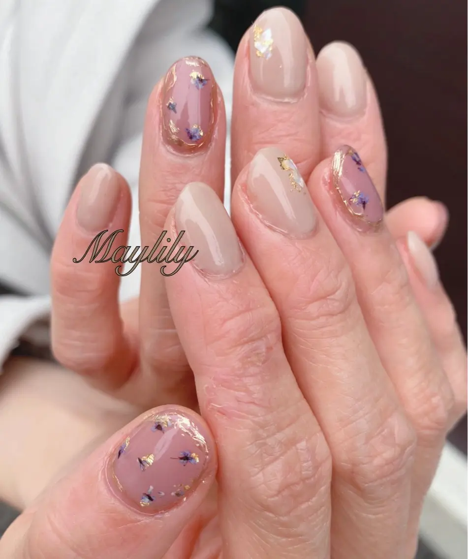 ネイル 持ち込み ハンドネイル Nail salon Maylilyのネイルデザイン
