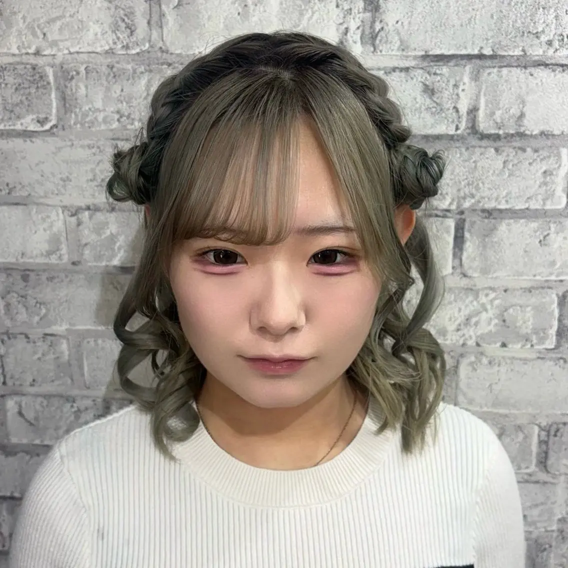 ヘアアレンジ 🎀透明感ハイトーン /アレンジ/みはねのヘアスタイル