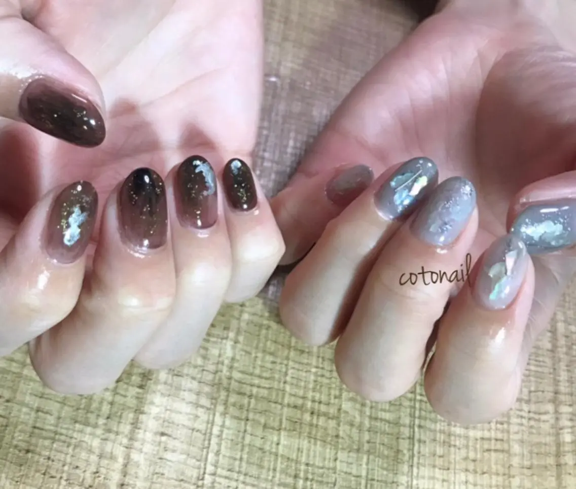 ショート ネイル ハンドネイル ツメトマツゲ .のネイルデザイン