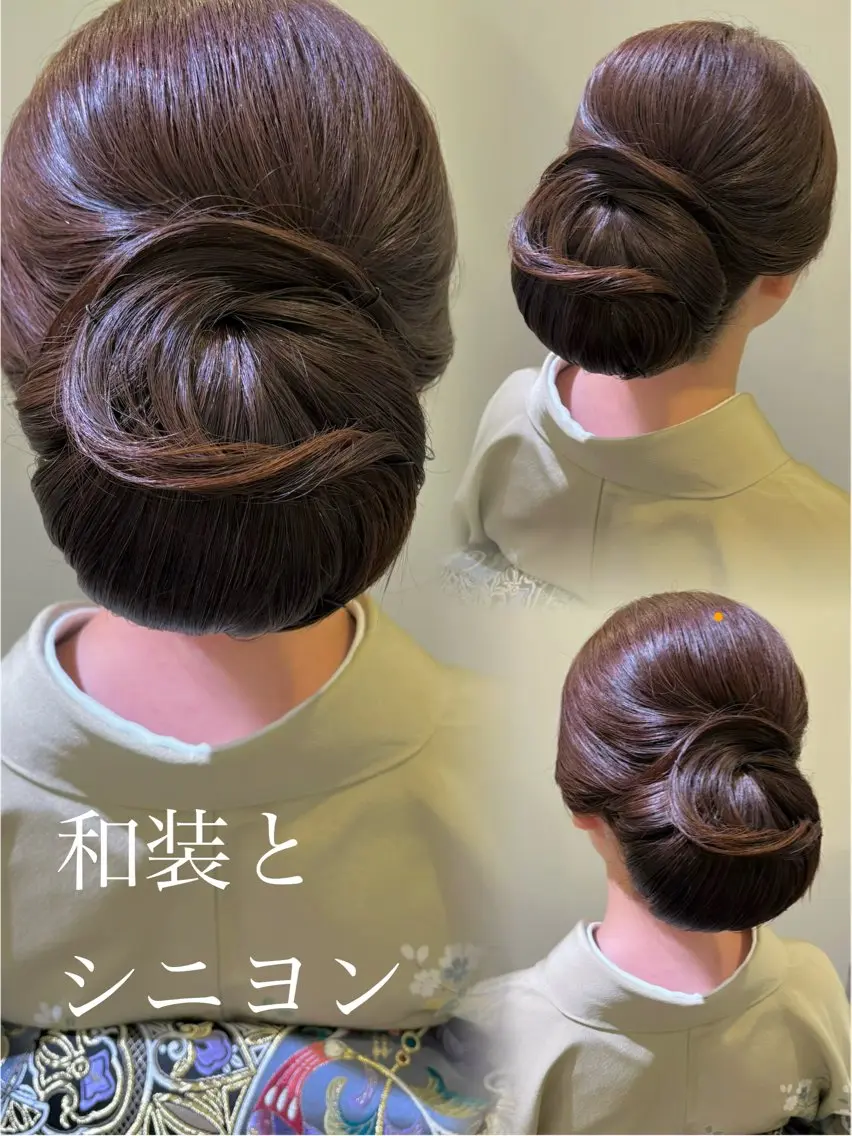 ロング ヘアアレンジ ヘアセット ボウ🪞早朝ヘア /メイク/マツパのマツエク・マツパデザイン