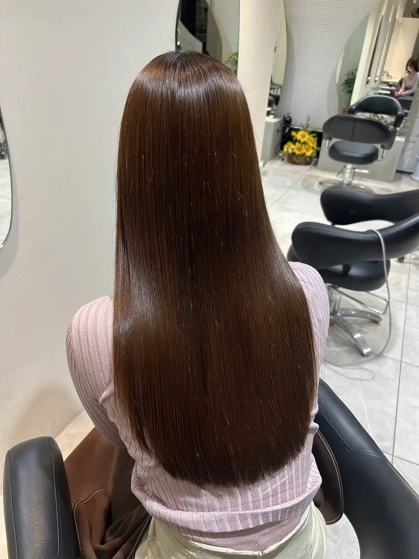 ロング パーマ 縮毛矯正 トリートメント 美髪矯正🫧艶髪特化 🫧関口太郎のヘアスタイル