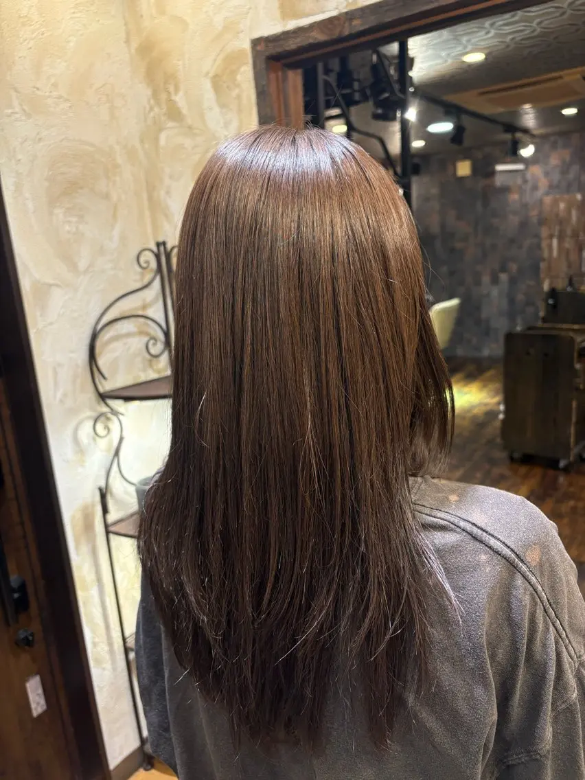 セミロング Calbari 鎌田美歩のヘアスタイル