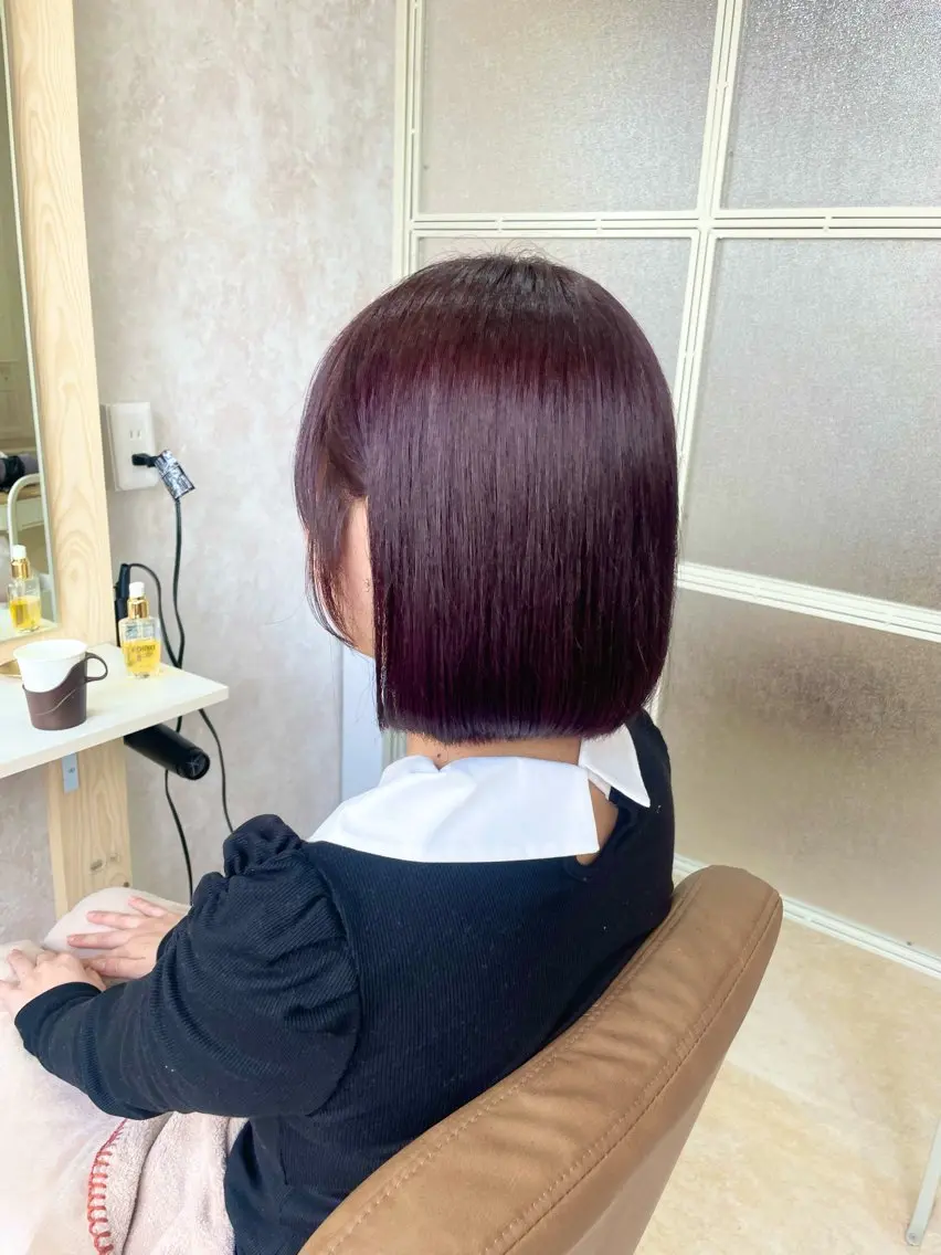 💎【限定✨艶髪フルコース】💎カット＋低ダメージ縮毛矯正＋カラー＋トリートメント💇‍♀️💫🌿💞の写真
