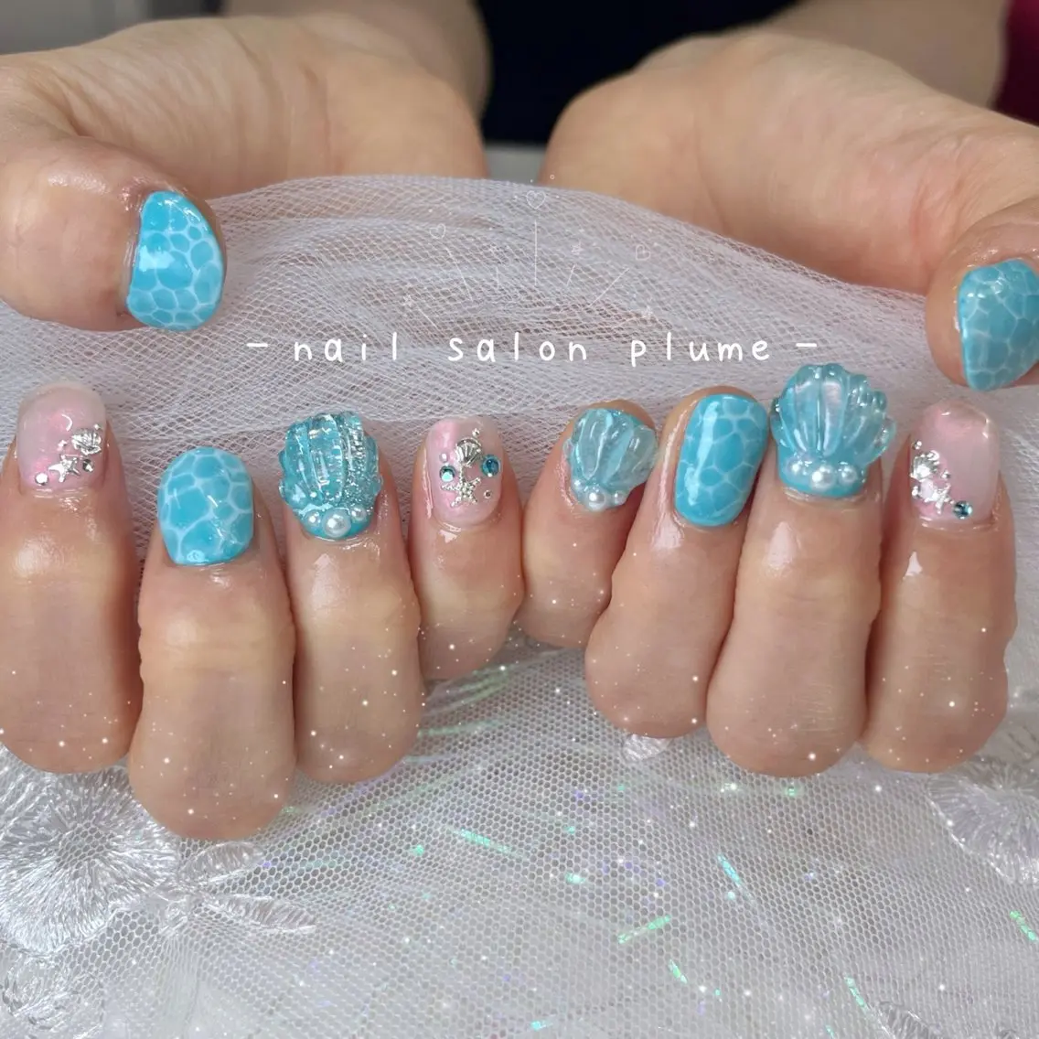 ネイル ハンドネイル plume nail ☆韓国ネイルのネイルデザイン