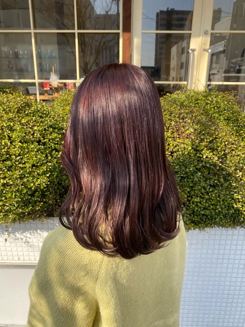 ⭕️新規様限定クーポン⭕️似合わせカット➕透明感カラー➕2stepトリートメント☘️ツヤ感UPの写真